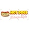 Signmission Hot Dogs Chicago Style Banner Heavy Duty 13 Oz Vinyl with Grommets B-96 Hot Dogs Chicago Style - alternate 1